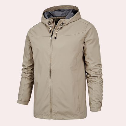 Veste coupe-vent homme – Coupe droite – Légère et déperlante – Capuche ajustable
