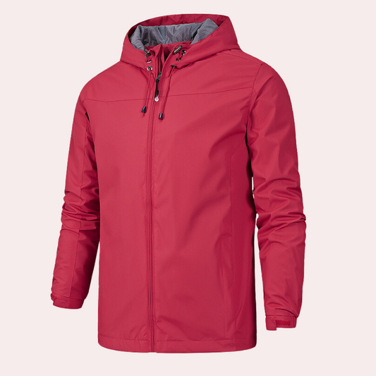 Veste coupe-vent homme – Coupe droite – Légère et déperlante – Capuche ajustable