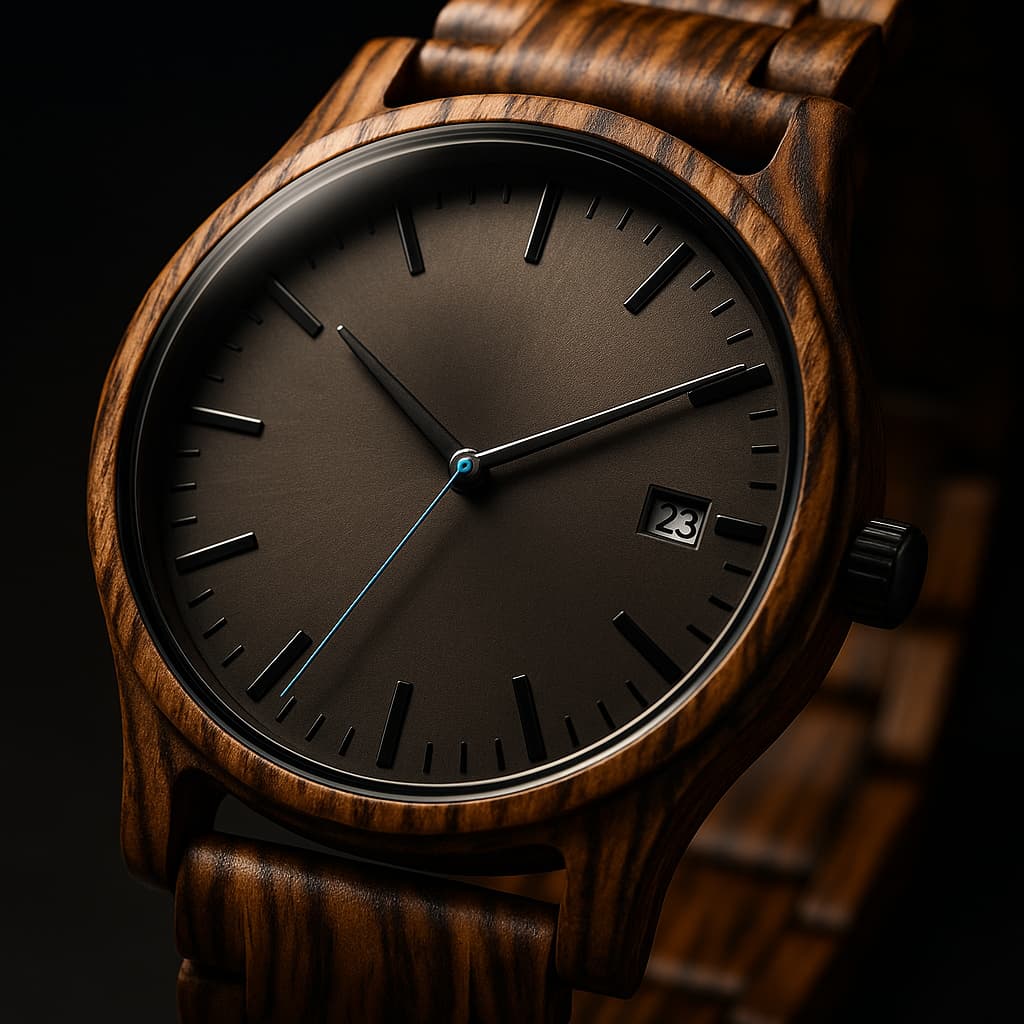 Arthur Montre Quartz En Bois | Élégante Montre Homme