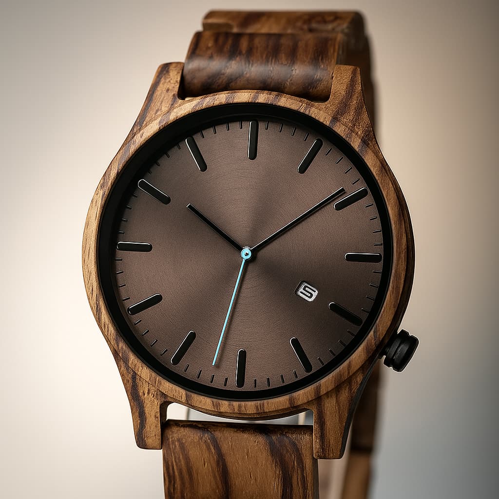 Arthur Montre Quartz En Bois | Élégante Montre Homme