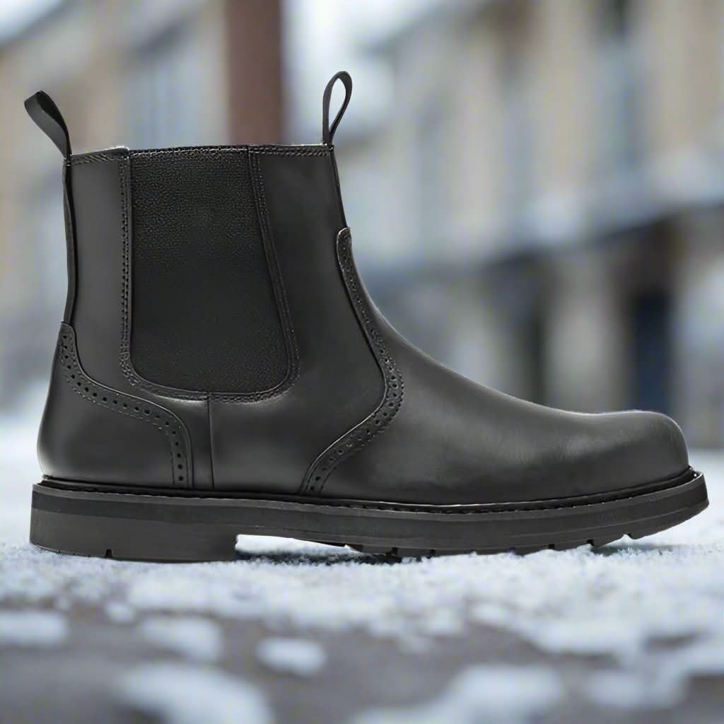 Bottes d'hiver pour hommes élégantes, isolées et robustes