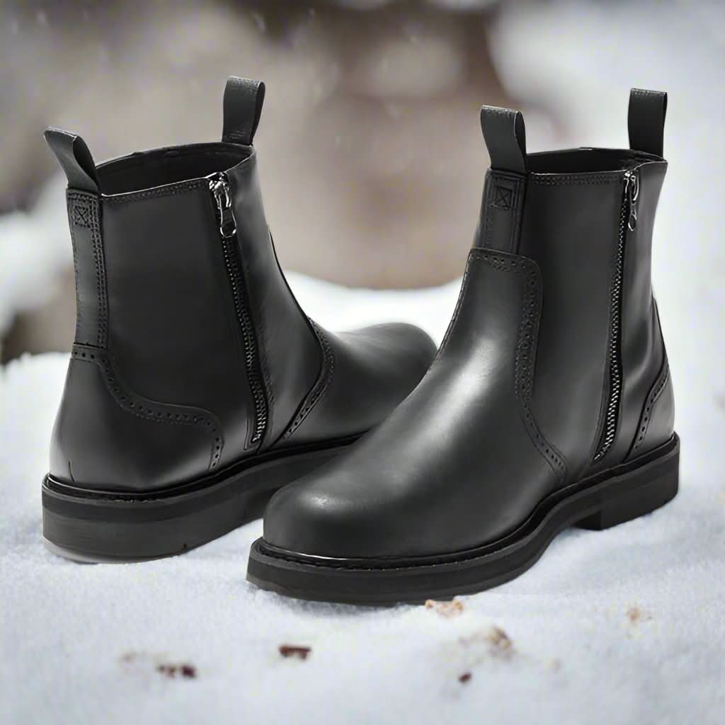 Bottes d'hiver pour hommes élégantes, isolées et robustes