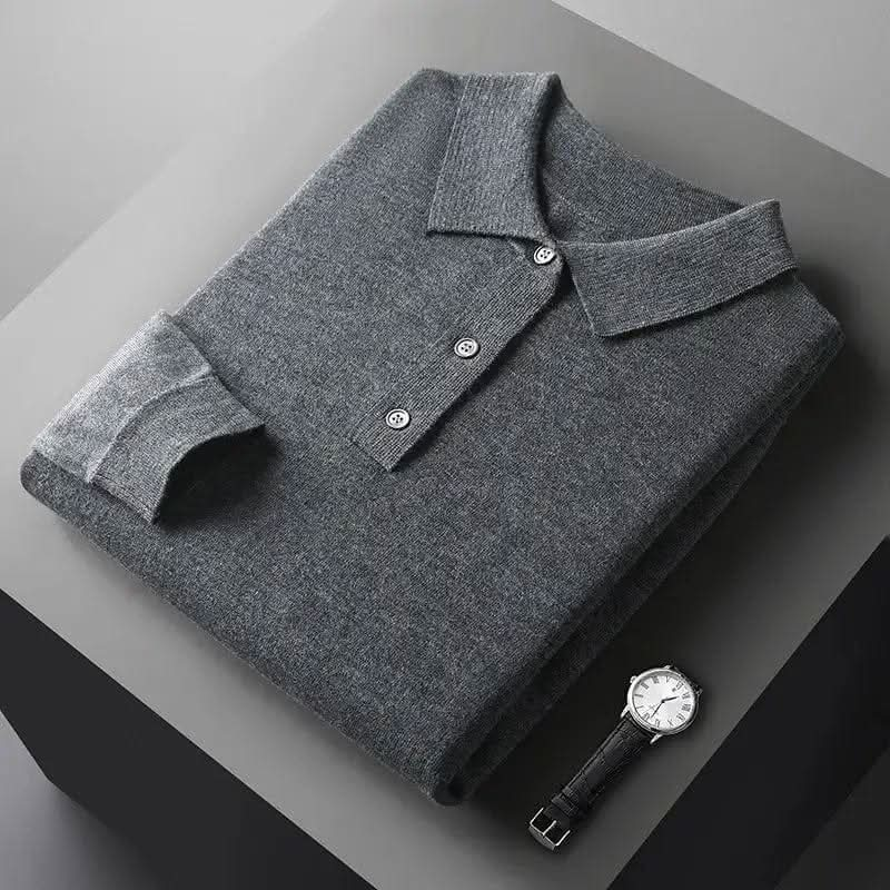 Polo Classique en Tricot, Élégant et Confortable pour Hommes