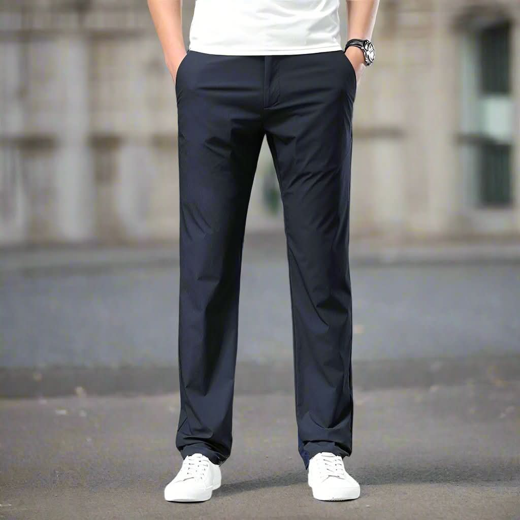 Pantalon Beige Élégant, Polyvalent et Confortable pour Hommes