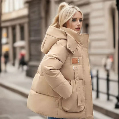 Veste d'hiver matelassée confortable, chic et durable pour femme