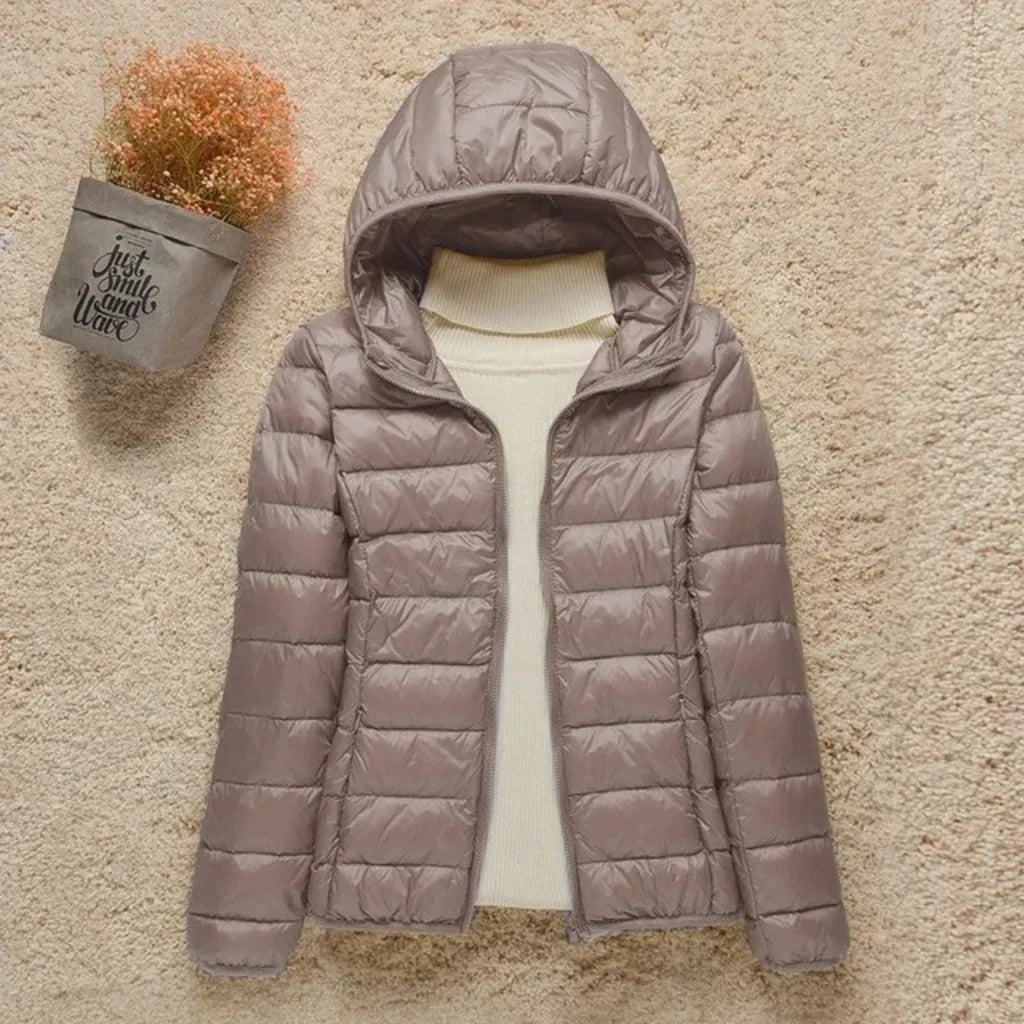 Veste matelassée femme – Coupe régulière – Tissu déperlant – Longueur hanches