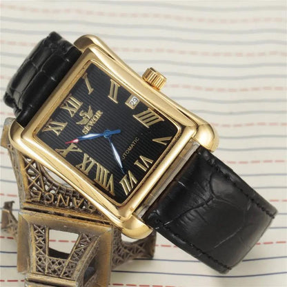 Théo En Cuir Montre Élégante | Design Classique Montre