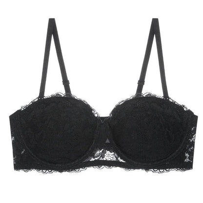 Soutien-gorge balconnet femme – Dentelle respirante – Armatures – Bretelles réglables