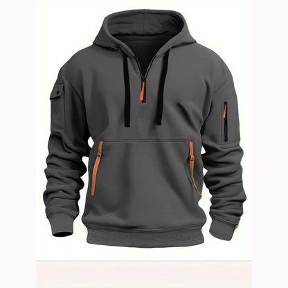 Sweat à capuche élégant, pratique, confortable pour homme