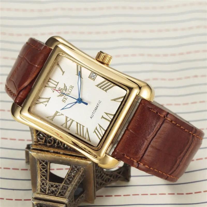 Théo En Cuir Montre Élégante | Design Classique Montre