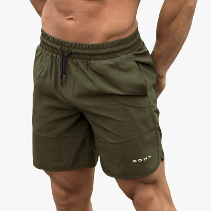 Short de Sport Homme - Taille Élastique avec Cordon - Respirant - Coupe Confortable