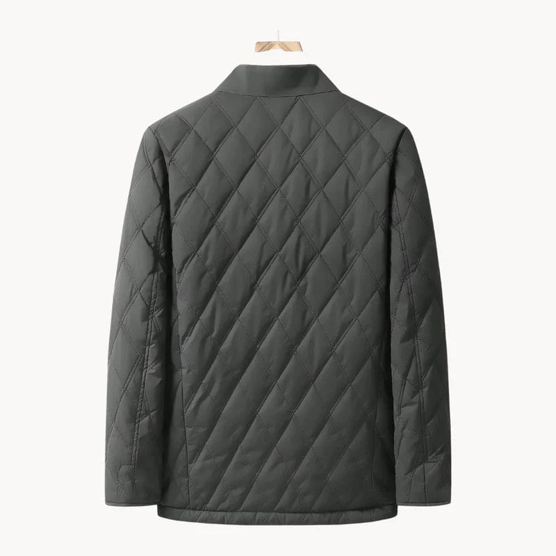 Homme Veste Matelassée - Tissu Tissé - Col Pointu - Longueur Hanches