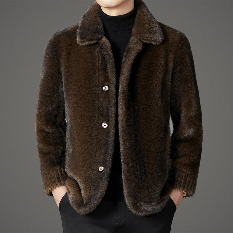 Olivier Manteau Mink | Doux Manteau