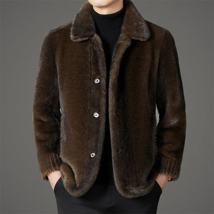 Olivier Manteau Mink | Doux Manteau