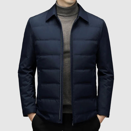 Veste matelassée homme – Coupe ajustée – Déperlante légère – Fermeture zippée