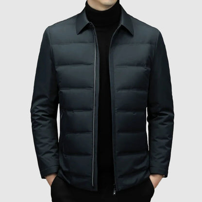 Veste matelassée homme – Coupe ajustée – Déperlante légère – Fermeture zippée