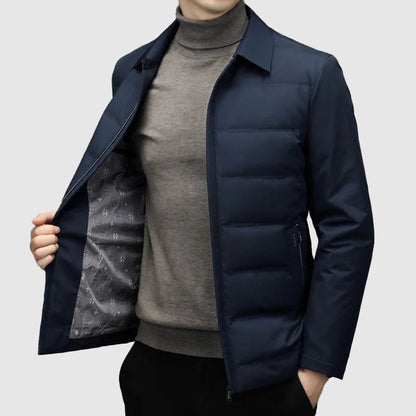 Veste matelassée homme – Coupe ajustée – Déperlante légère – Fermeture zippée