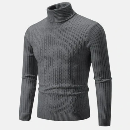 Pull à col roulé, élégant, confortable pour homme