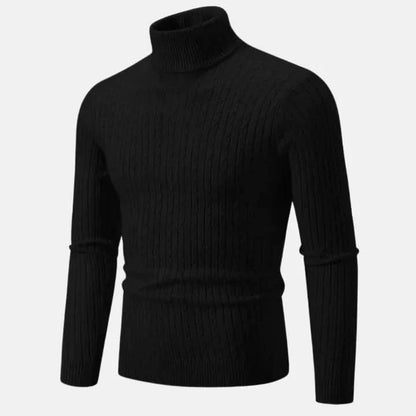 Pull à col roulé, élégant, confortable pour homme