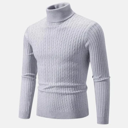 Pull à col roulé, élégant, confortable pour homme