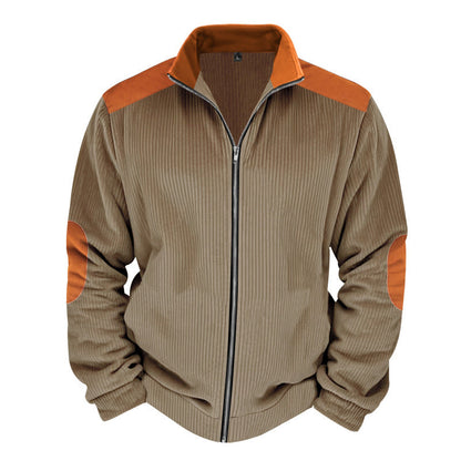 Veste matelassée homme – Coupe droite – Zippée – Style sportif à empiècements contrastés
