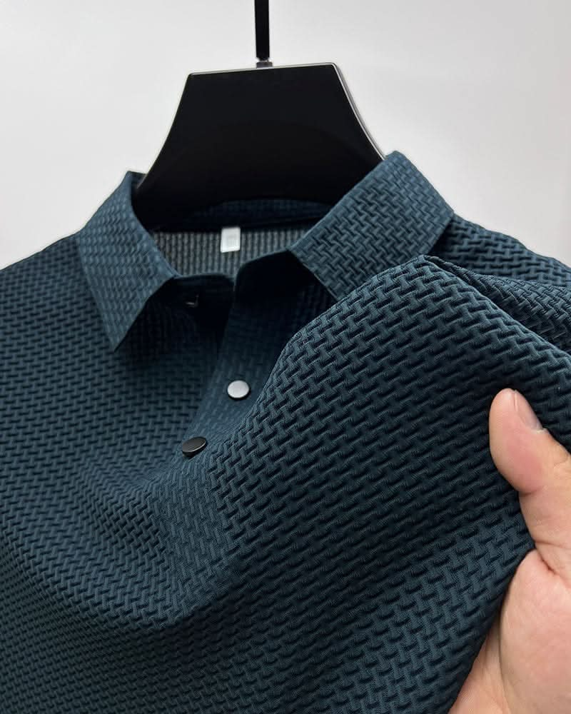 Polo en mesh moderne, confortable et léger pour homme