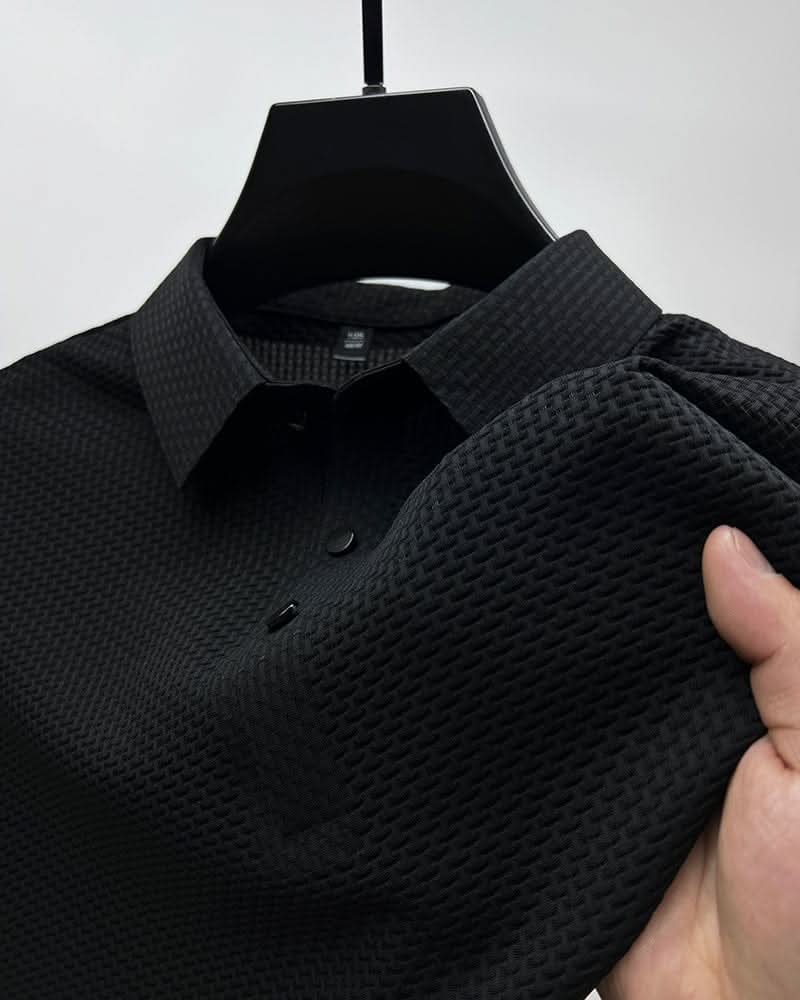 Polo en mesh moderne, confortable et léger pour homme