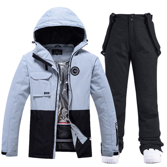 Combinaison de ski femme – Imperméable – Coupe ajustable – Capuche et bretelles amovibles
