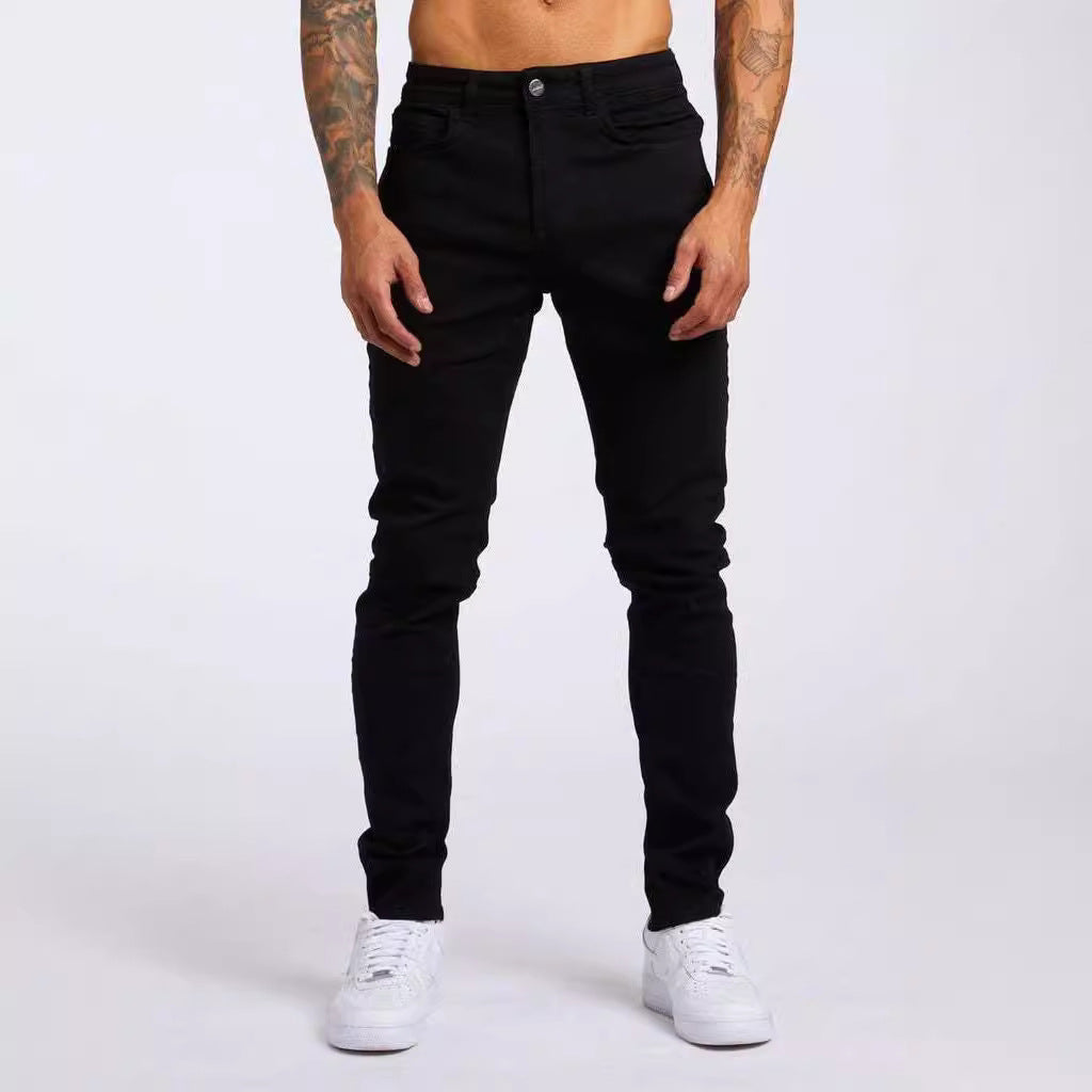 Jean slim homme – Coupe près du corps – Denim classique – Style décontracté quotidien