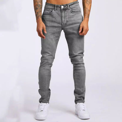 Jean slim homme – Coupe près du corps – Denim classique – Style décontracté quotidien