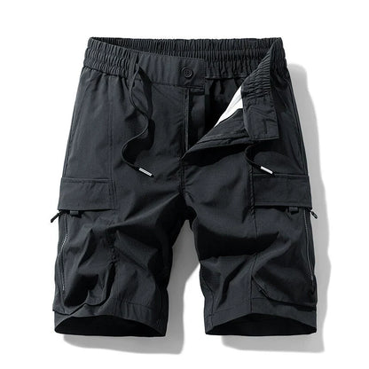 Homme Short - Tissu Tissé - Coupe Décontractée - Longueur Genou - Ceinture Élastique
