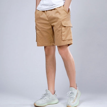 Short cargo homme – Coupe ample – Fibres naturelles – Poches fonctionnelles – Longueur genou