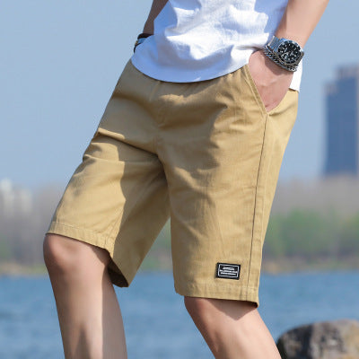 Short homme – Coupe décontractée – Coton respirant – Longueur genou – Poches pratiques