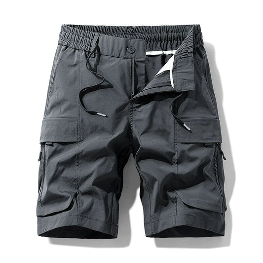 Homme Short - Tissu Tissé - Coupe Décontractée - Longueur Genou - Ceinture Élastique