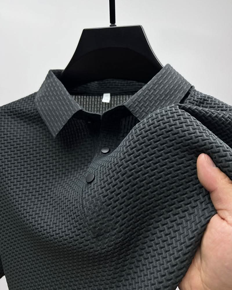 Polo en mesh moderne, confortable et léger pour homme