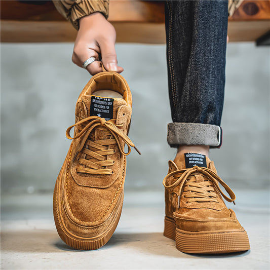 Baskets décontractées pour hommes - Design élégant à lacets