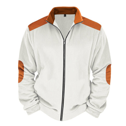 Veste matelassée homme – Coupe droite – Zippée – Style sportif à empiècements contrastés