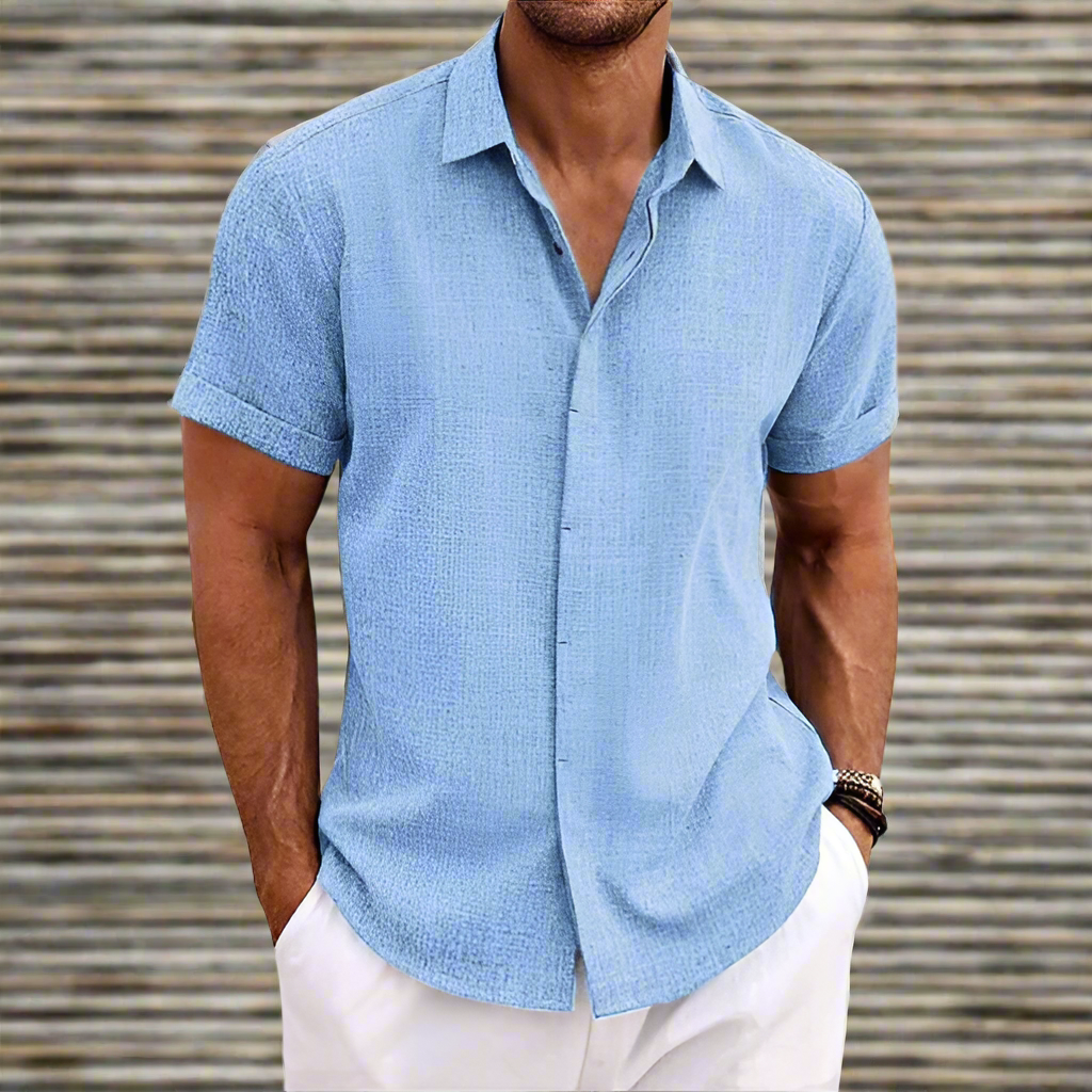 Chemise élégante, coupe slim et de haute qualité pour hommes