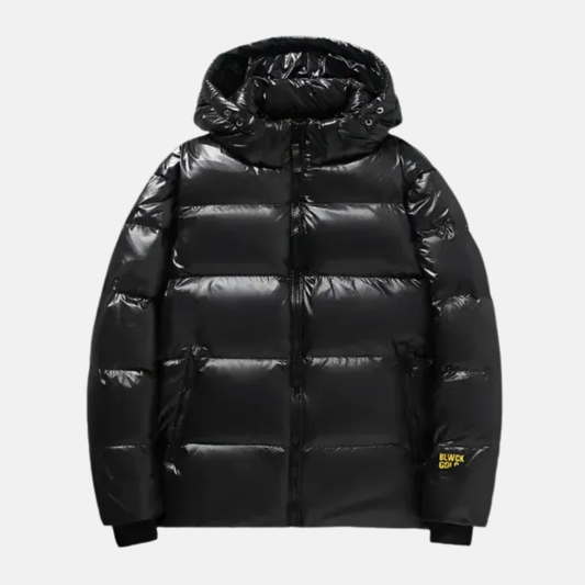 Veste Doudoune Homme – Coupe Régulière – Capuche – Déperlante – Poignets Côtés – Zip