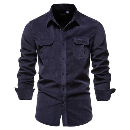 Sacha - Chemise décontractée en velours côtelé