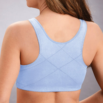Soutien-gorge femme – Maintien doux – Fermeture frontale – Coupe couvrante – Tissu respirant