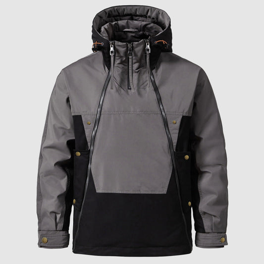 Veste homme duvet – Coupe droite – Capuche – Matelassée isolante déperlante