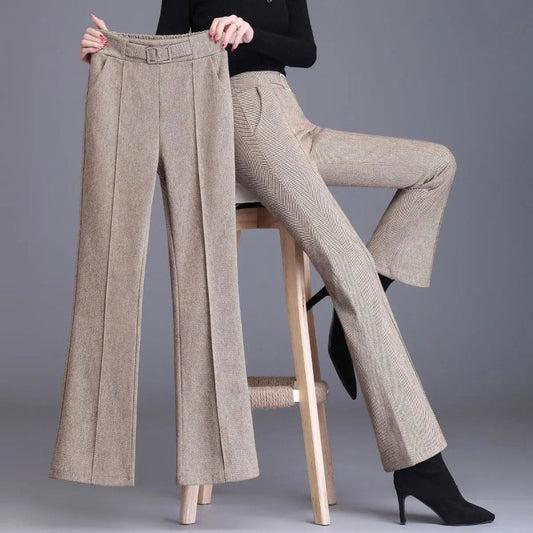 Léa Pantalon Cintré Taille Haute | Coupe Ajustée Pantalon