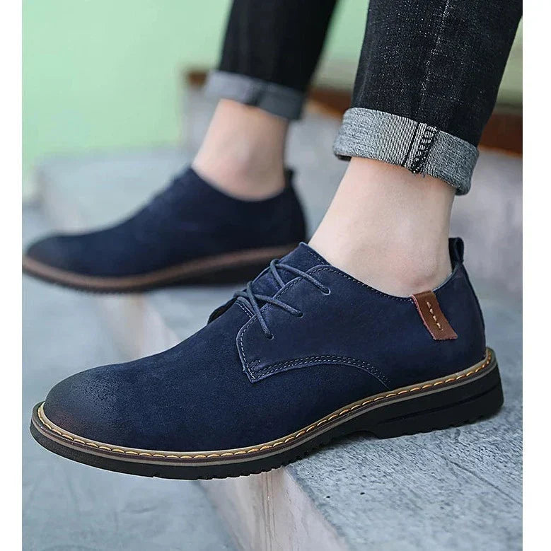 Chaussures Richelieu Homme – Cuir Lisse – Lacets Fermés – Coupe Classique Élégante