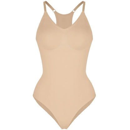 Body femme – Coupe galbante – Sans couture – Maintien ventre – Dos nageur sculptant