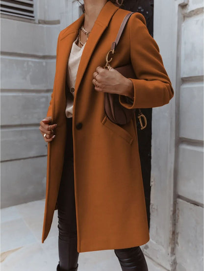 Veste d'hiver élégante, intemporelle et confortable pour femme