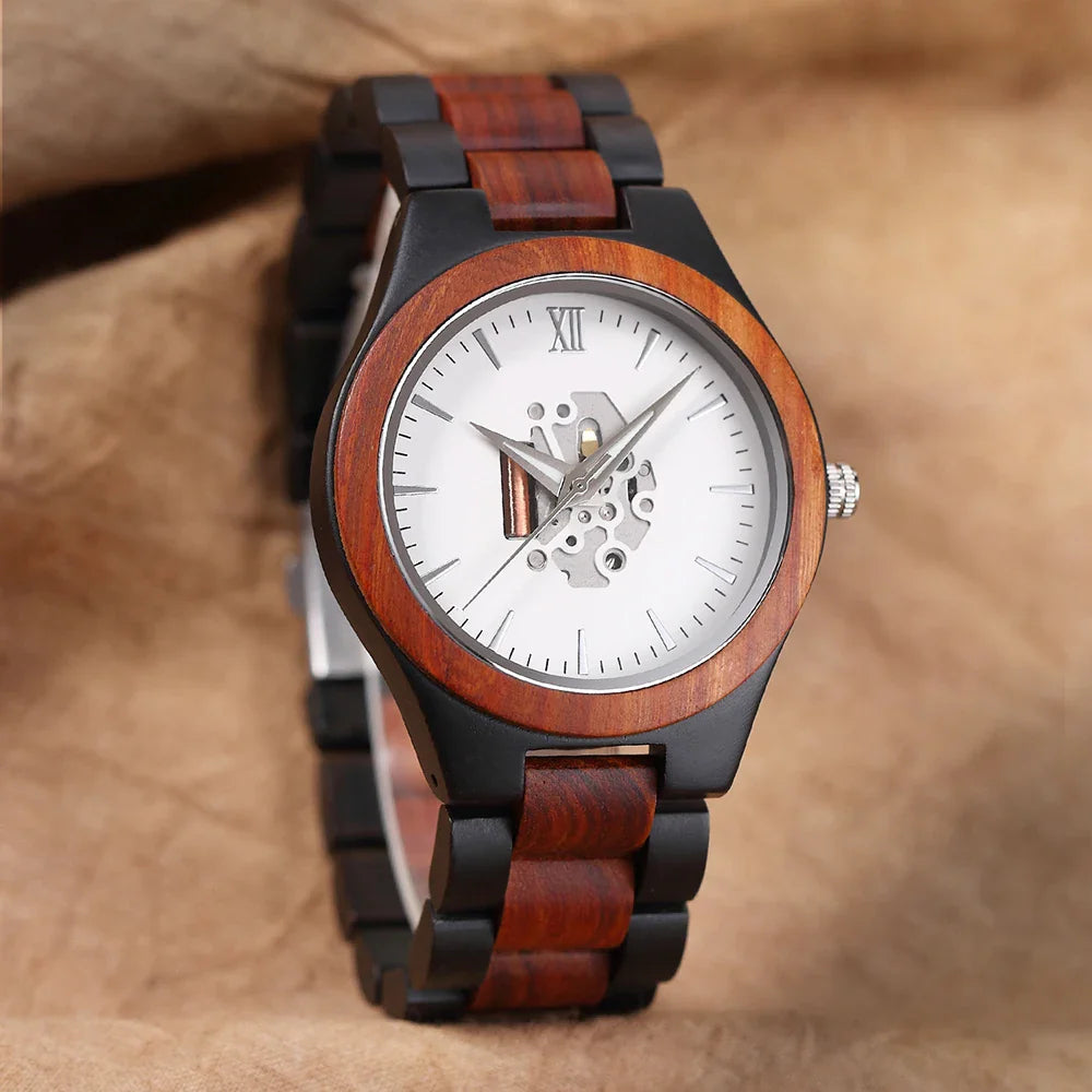 Henri Montre Quartz Bois | Analogique Montre