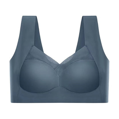 Soutien-gorge push-up femme – Sans couture – Maintien total – Bretelles larges respirantes