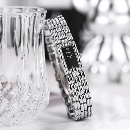 Amélie Montre Rectangle Prestige | Élégante Montre Femme