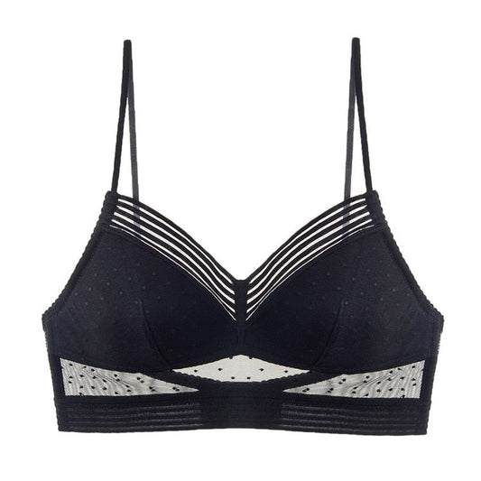 Soutien-gorge femme – Dos nu – Coupe fine sans coutures – Détails en mesh respirant